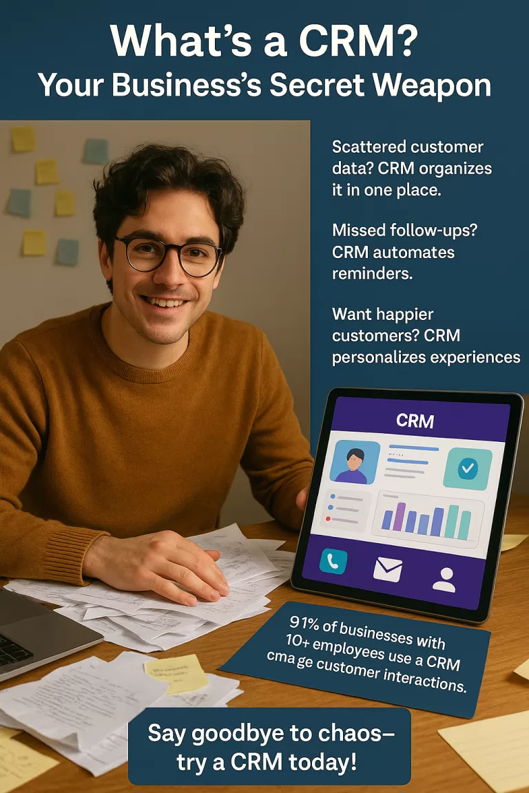 Customer relationship management (CRM) for Small, Medium and Large Enterprises, Businesses.