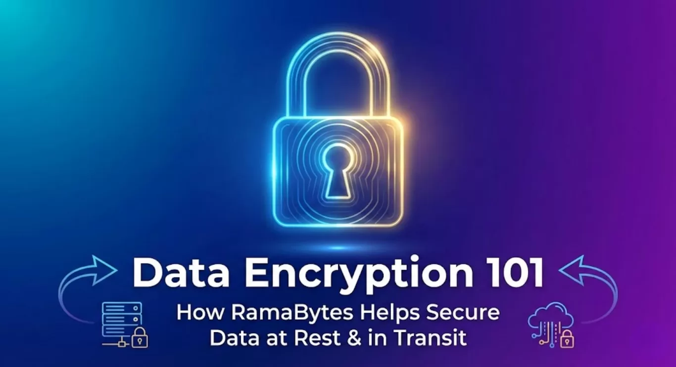 Data Encryption 101: How RamaBytes Helps Secure Data at Rest & in Transit